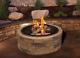 (FREE SHIPPING) NO TOOLS NEEDED Brand New 35 Round Cast Stone Fire Pit Firepit
