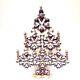 FREE SHIPPING Unique rhinestones handmade standing Czech Christmas Tree