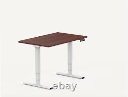 FlexiSpot Standard Standing Desk (E5), Chipboard, Mahogany New -Free Shipping