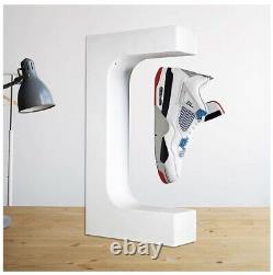 Floating Shoe Display Levitating Sneaker Stand WHITE with LED Remote! Ships TODAY