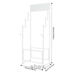 Floor Standing Carpet Display Stand Commercial Organizer Holder f/Displaying Mat
