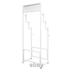Floor Standing Carpet Display Stand Commercial Organizer Holder f/Displaying Mat