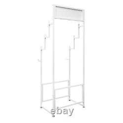 Floor Standing Carpet Display Stand Commercial Organizer Holder f/Displaying Mat
