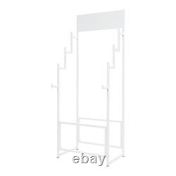 Floor Standing Carpet Display Stand Commercial Organizer Holder f/Displaying Mat