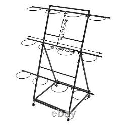 Flower Display Stand, 3-tier Flower Holder, Flower Display Stand with 12 Pieces