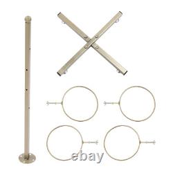 Flower Display Stand With 4 Flower Buckets Metal Plant Stand With Wheels