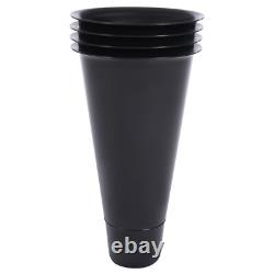 Flower Display Stand With 4 Flower Buckets Metal Plant Stand With Wheels