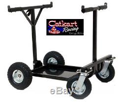 Free Shipping New Rlv Racing Go Kart Super Heavy Duty Rolling Stand Folding Cart