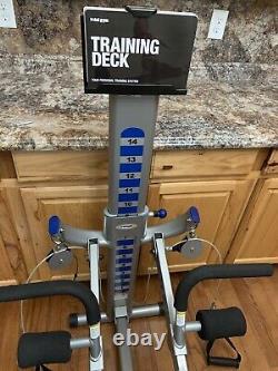 Free Shipping! Total Gym Fit Plus Wing Bar Ab Crunch XL Squat Stand 6 Dvd's Mint