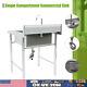 Free Standing Commercial Kitchen Sink Stainless Steel Catering Washing Bowl