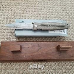 Gerber Applegate 30 000363 Manual Collectible Knife Signed, Stand, Ship to US