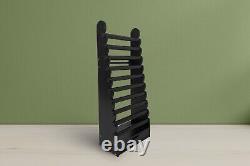Giant 10-Tier Black Wood Bracelet Display With Drawer 43.5 Tall Free Ship