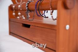 Giant 10 Tier Light Wood Bracelet & Bangles Display Stand Holder +Free Shipping
