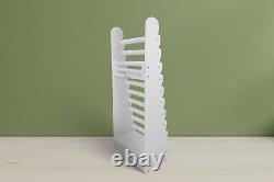 Giant 10-Tier White Wood Bracelet Display Stand 43.5 Tall Free Ship