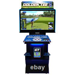 Golden Tee PGA Tour Clubhouse Deluxe 2022 Pedestal Game With stand Free Shipping