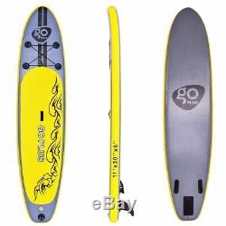 Goplus 11' Inflatable Stand up Paddle Board SUP with 3 Fins Brand New SHIPS FREE