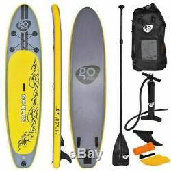 Goplus 11' Inflatable Stand up Paddle Board SUP with 3 Fins NEW FREE SHIP