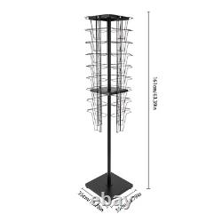 Greeting Cards Display Rack 36-Pocket Rotating Postcard Stand Detachable Rack