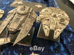 HUGE X-Wing Miniatures Game Lot 40 ships + all tokens, pilots, stands etc
