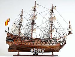 Hand Made Wooden Ship Model San Filipe Exclusive Edition Fully Assembled