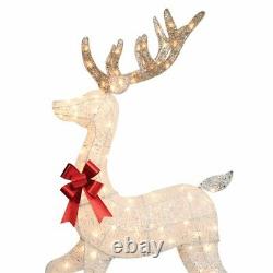 Holiday Time LightUp Glitter Standing Doe Christmas Decoration 52 fast ship New