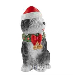 Home Accents 2.5 ft LED Christmas Sheep Dog Standing Blow Mold FAST SHIP