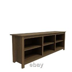 Inniss TV Stand for TVs up to 78 Knotty Oak Free Shipping
