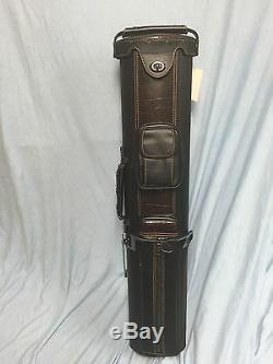 J&J Stand Cue Case 3 Butt 5 Shaft 3x5 Croc Accents PC35X With Free Shipping