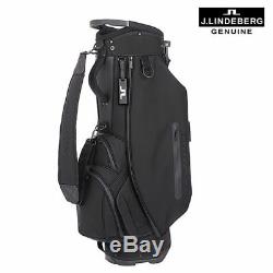 J. LINDEBERG Troon Hard Twill Golf Stand Bag Black 1518170920 Express Shipping