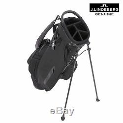 J. LINDEBERG Troon Hard Twill Golf Stand Bag Black 1518170920 Express Shipping