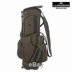 J. LINDEBERG Troon Hard Twill Golf Stand Bag Khaki 1518170918 Express Shipping