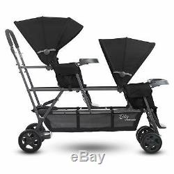 Joovy Big Caboose Graphite Stand On Triple Stroller, Black FREE SHIPPING