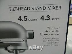 KitchenAid 4.5qt. Tilt-Head Stand Mixer Silver KSM88SL NEW! FREE SHIPPING