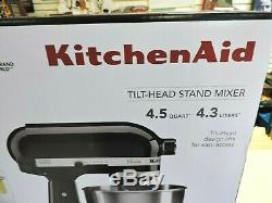 KitchenAid Classic 4.5-qt Stand Mixer, Black Onyx K45SSOB NEW FREE SHIPPING