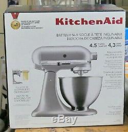 KitchenAid Deluxe 4.5 Quart Stand Mixer Silver KSM88SL NEW IN BOX FREE SHIPPING