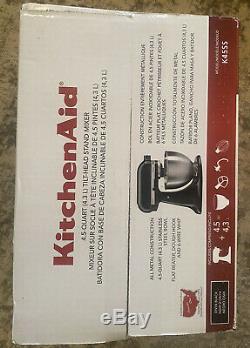 KitchenAid K45SS 4.5 QT Onyx Black Tilt-Head Stand Mixer New In Box SHIPS TODAY