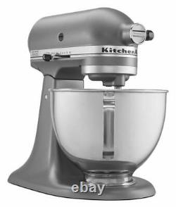 KitchenAid KSM97SL 4.5Q Deluxe Silver Tilt-Head Stand Mixer BRAND NEW FREE SHIP