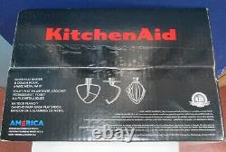 KitchenAid KSM97SL 4.5Q Deluxe Silver Tilt-Head Stand Mixer BRAND NEW FREE SHIP