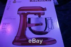 KitchenAid Pro Line 7 Qt Bowl-Lift Stand Mixer Candy Apple NEXT DAY SHIPPING