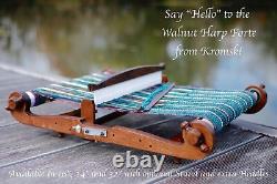 Kromski Harp Rigid Heddle Loom withStand Walnut 16 Inch Free Shuttle Free Ship