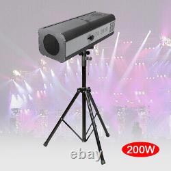 LED 200W Follow Spot Focused Light With Stand Stage Spot Light Effect Light