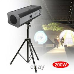 LED Follow Spotlight Party Theater DJ Disco Stage Light with Stand Manual Control