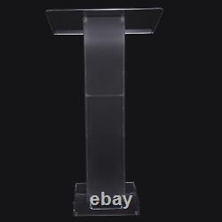 LED School Conference Acrylic Podium Church Lectern Pulpit Stand New