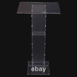 LED School Conference Acrylic Podium Church Lectern Pulpit Stand New