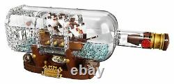 LEGO Ideas Ship in A Bottle 21313 Building Toys, Kids, 962 Pcs with Stand NEW