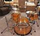 LUDWIG Vistalite Acrylic Amber 5pc Drum Kit With Stands-LM402 (SHIPPING CHANGED)