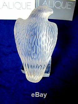 Lalique #6106300 Standing Eagle Bnib Signed 2000 Lcs Rare $315 Off Free Shipping
