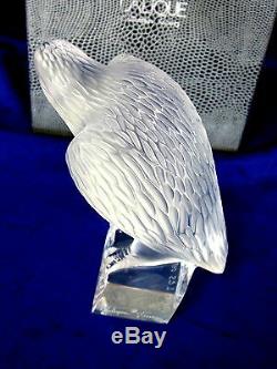 Lalique #6106300 Standing Eagle Bnib Signed 2000 Lcs Rare $315 Off Free Shipping