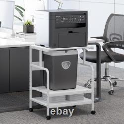 Large Printer Stand with Storage Shelf, 23.6 W x 18.9 D Printer C. Fast Ship