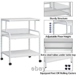 Large Printer Stand with Storage Shelf, 23.6 W x 18.9 D Printer C. Fast Ship